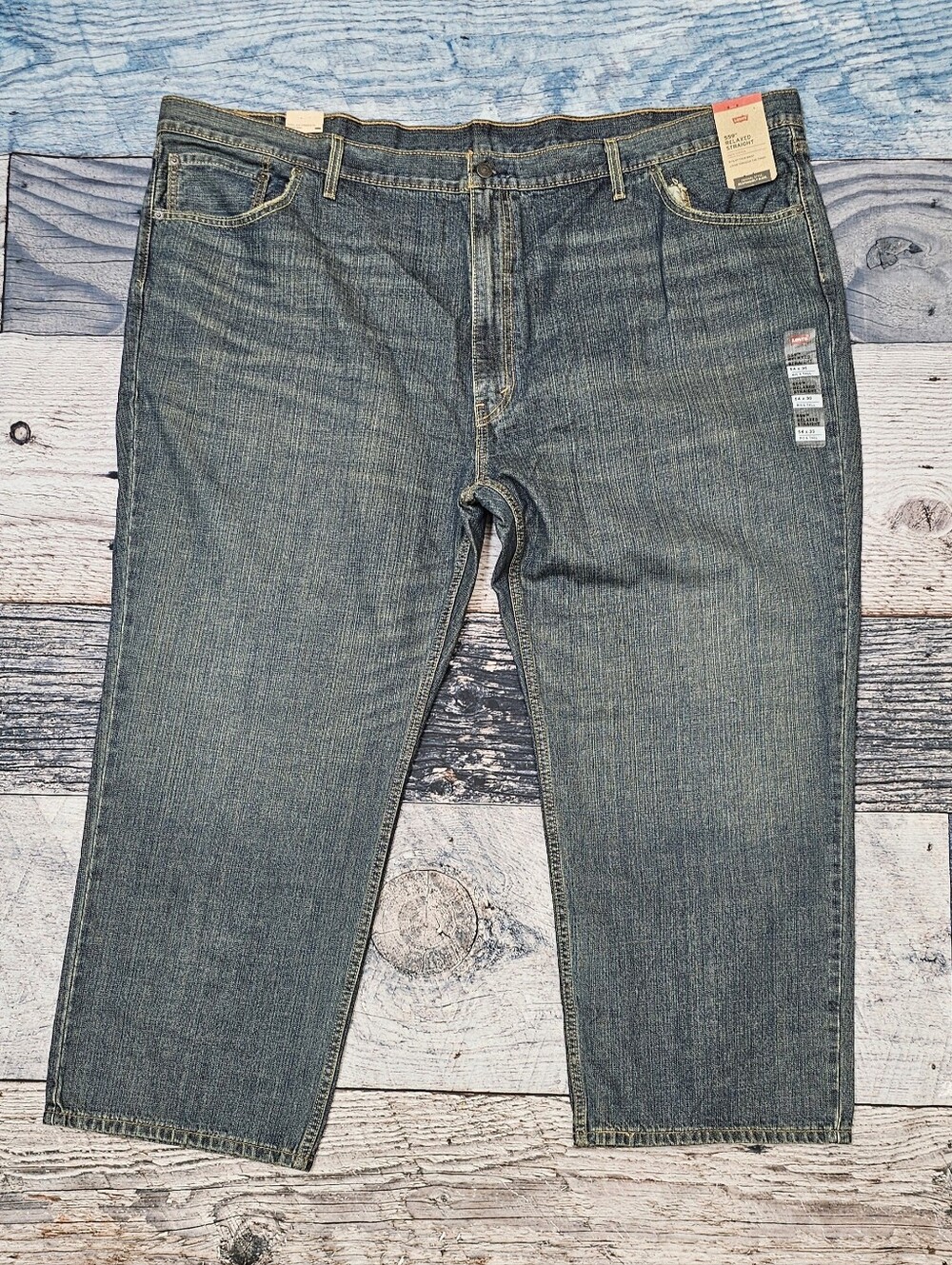 Levi's 559 Relaxed Straight Fit Jeans Men's Size 54x30 Big & Tall Blue NWT